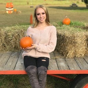 Baby Pink Over Sized Sweater